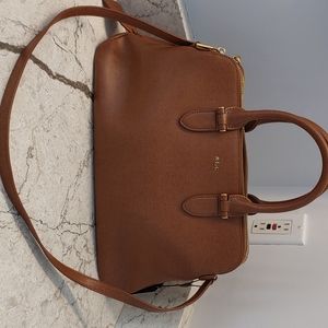 Ralph Lauren Newbury Dbl Zip St Lauren- Tan
